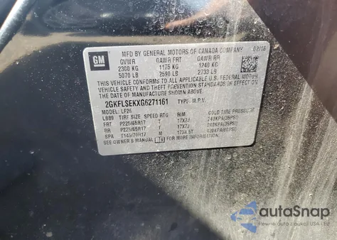 2016 GMC Terrain Sle from USA, damaged, VIN 2GKFLSEKXG6271161